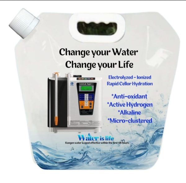 Kangen Water Bags (5 Liters Each) - Set of 5 Pack