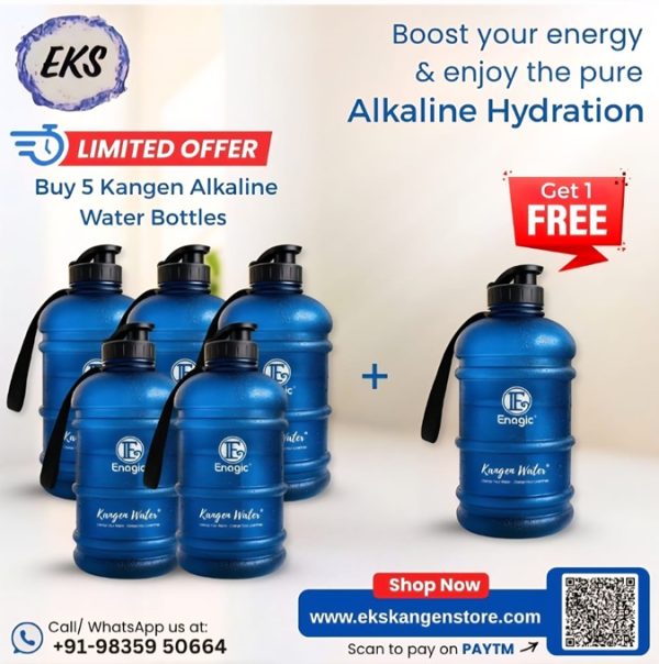 Buy 5 Get 1 Free — Kangen Alkaline Water Bottles